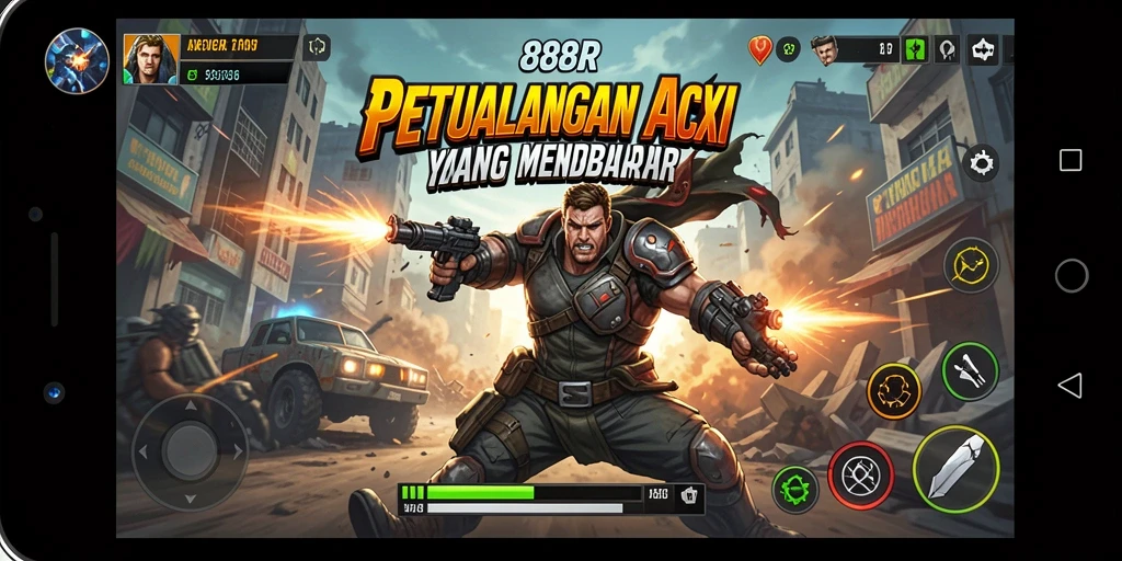Gameplay seru di 888R dengan aksi yang mendebarkan.