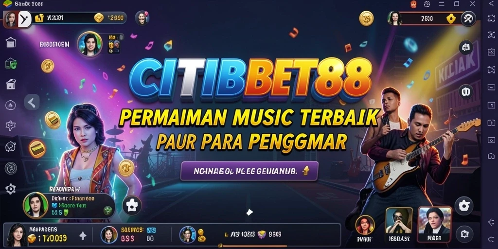 Tampilan gameplay seru di CITIBET88 dengan berbagai pilihan lagu