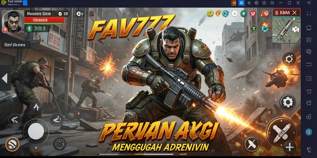 Tampilan aksi seru dalam gameplay FAV77 yang memukau.