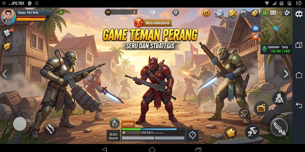 Screenshot gameplay JP6789 yang menunjukkan aksi pertempuran seru.