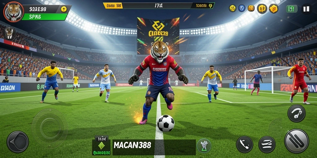 Tampilan menakjubkan gameplay olahraga MACAN388.