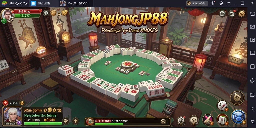 Screenshot gameplay <strong>MAHJONGJP88</strong> yang memukau dengan aksi seru.