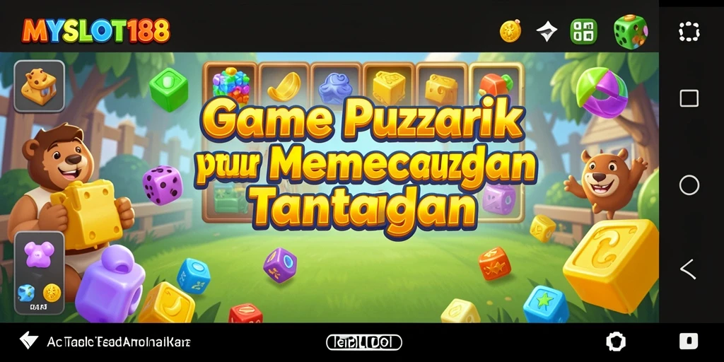 Tampilan gameplay MYSLOT188 yang menarik dengan berbagai teka-teki.