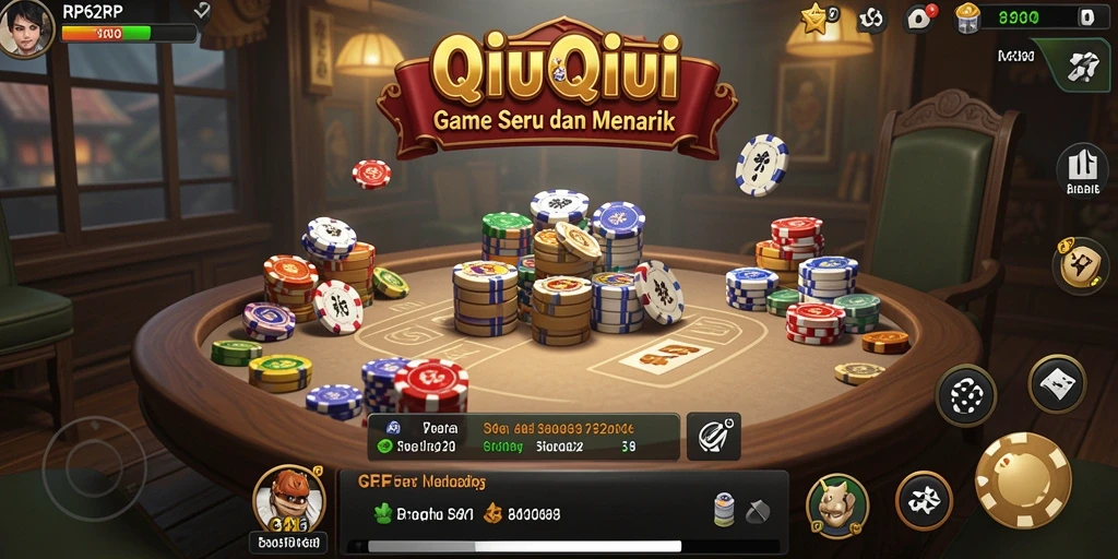 Tampilan screenshot RP62RP menampilkan gameplay seru QiuQiu.