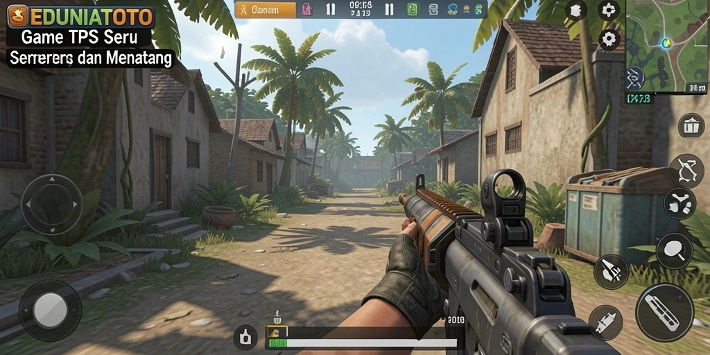 Tampilan gameplay seru dalam SEDUNIATOTO yang menantang.