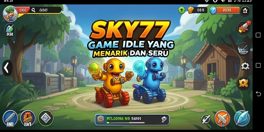 Tampilan gameplay <strong>SKY77</strong> yang mengasyikkan dan penuh warna.